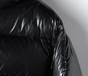 Veste d'hiver pour homme, coupe ample, légère, imperméable, respirante, chaude, avec fermeture éclair sur le devant, design personnalisé OEM. - Product Image 4