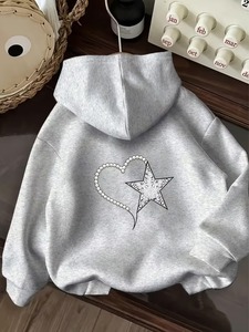 Sweat-shirt à capuche pour femme en coton lourd 400 g/m², personnalisable, de haute qualité, vierge, OEM - Product Image 5