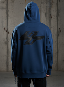 Custom Embossed Puff Print Hoodie 500GSM Heavyweight <b>Thick</b> <b>Fleece</b> Oversized Unisex Acid Wash Drop Shoulder Pullover Sweatshirt - Product Image 4