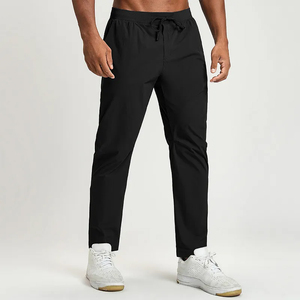 Quick Dry Athletic Training Wear Clothes Wholesale Gym Workout Apparel <b>Stretch</b> Comfortable Drawstring Closure Running Jogger Set - Product Image 1