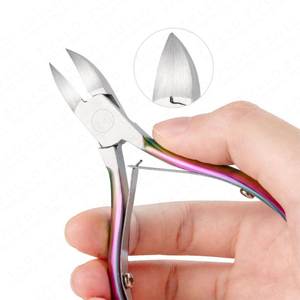 Coupe-cuticules professionnel de haute qualité en acier inoxydable à lame pointue, outil de soin des ongles pour manucure et pédicure, OEM - Product Image 5