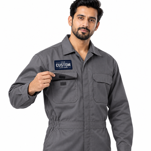 Ropa de Seguridad para Soldadura, 100% Algodón, Dos Piezas, No Ignífuga, Retardante de Llama, Certificación CE/EU, para Hombre, Gran Venta - Product Image 2