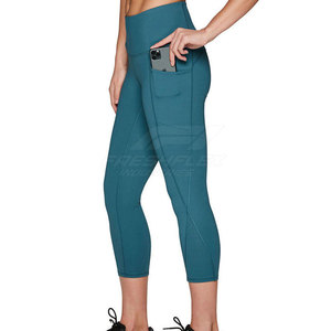 2026 Premium Quality Mid Elastic Waist Solid <b>Yoga</b> <b>Leggings</b> for Adult Lightweight Best Selling in Wholesale - Product Image 3