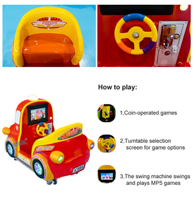 Manège pour enfants Dinosaure durable avec une puissance de 180W et une construction en fibre de verre robuste de 100 kg pour l'intérieur et l'extérieur - Product Image 5