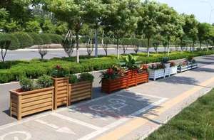 Maceta Grande de Jardín Estilo Vintage Galvanizada para Plantar Flores, Hierbas y Arbustos con Construcción Metálica Resistente - Product Image 5