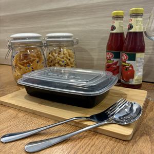 Conteneur alimentaire rectangulaire jetable en PP de qualité alimentaire, écologique, compatible micro-ondes, compostable, norme américaine, pour la préparation des repas - Product Image 4