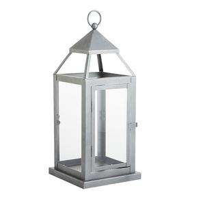Wholesale Selling Portable Eco-Friendly Metal <b>Lantern</b> With Superior Shiny <b>Silver</b> Finish Candle <b>Lantern</b> for Home & Garden - Product Image 4