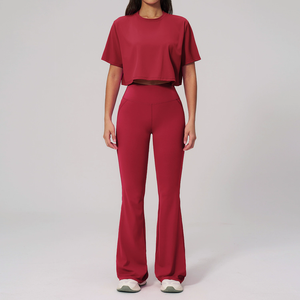 Ropa Deportiva Cómoda de la Mejor Calidad, Diseño OEM Personalizado, Conjuntos de Yoga para Mujer, Conjuntos de 2 Piezas, Ropa Femenina Nueva - Product Image 3