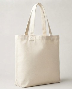 Sac fourre-tout en toile de coton à imprimé floral botanique, écologique, crème, grande capacité, sac à main d'épaule pour femme, réutilisable - Product Image 5