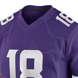 Vêtements de sport, maillot de football américain uni, séchage rapide, respirant, maillot de football américain en gros - Product Image 4