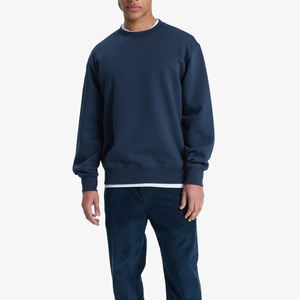 Sweat-shirt à col rond pour homme, couleur unie, décontracté, léger, uni, de haute qualité, logo personnalisé, sweat-shirt OEM pour homme - Product Image 2