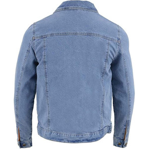 SAMROZ SPORTS Chaqueta de Mezclilla Negra Clásica para Hombre con Bolsillos para Pistolas, Manga Larga - Azul (Para Todas las Temporadas) - Product Image 5