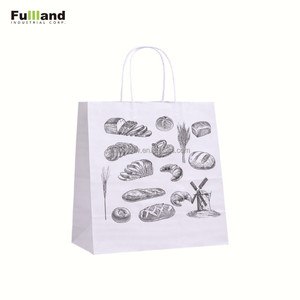 Custom Print paper <b>bag</b> custom made for Retail Shopping Gift Packaging Brown Kraft Flexo print Biodegradable Durable Handles - Product Image 1