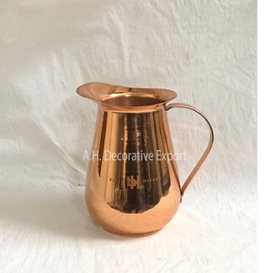 Jarra de Agua de Cobre de Primera Calidad, Jarra de Agua Saludable para Mesa de Restaurante, Gimnasio, Campamento, Decoración de Centro de Mesa para Bodas - Product Image 2