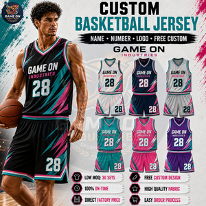 Top Quality Sublimated Quick Dry Jersey & Shorts Custom Printing Lightweight OEM ODM Service Sports Team Wear Basketball Uniform - Product Image 2