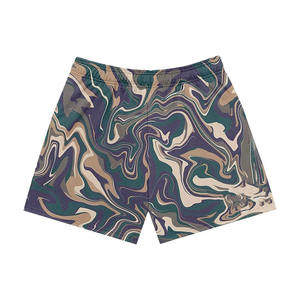 Shorts de basketball en mesh sublimé, logo personnalisé OEM, shorts de sport décontractés pour hommes, shorts de gym pour hommes - Product Image 5