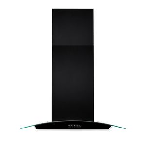 Cappa da cucina a isola in acciaio inossidabile da 30 pollici con 900 CFM, vetro temperato, 3 velocità e luci LED nere - Product Image 2