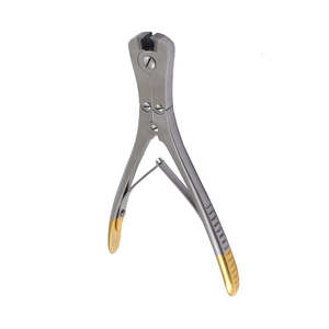 Cortador de alambre quirúrgico manual de 18 cm con punta de carburo de tungsteno, fabricado en acero inoxidable por Grip Surgical - Product Image 2