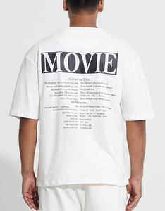 Heavyweight 240 GSM Breathable Knitted Fabrics 100% Cotton OEM Custom Logo Oversized Drop Shoulder Boxy Fit T-Shirt for Men - Product Image 4