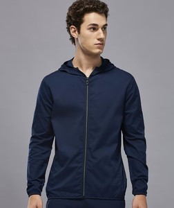Veste coupe-vent légère de qualité supérieure pour l'automne, style streetwear, fermeture éclair, poches respirantes, pour usage quotidien en extérieur - Product Image 1