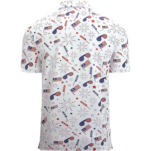Camisetas Polo de Hombre de Poliéster de Alta Calidad, Secado Rápido, para Golf, Absorben la Humedad, Protección UV, Elásticas, Lisas, con Logotipo Personalizado - Product Image 2