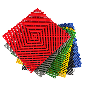Dalles de sol modernes en plastique pour garage, dalles de sol pour voitures, pour atelier, surface unie, texture graphique pour entrepôt - Product Image 1