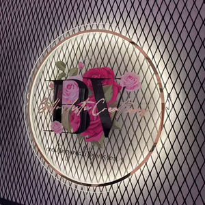 Multi Colors Round Acrylic Backlit <b>LED</b> Sign <b>Wall</b> Mount Home Shop Companies Display Event & Party Remote Control 3D Graphics Logo - Product Image 4