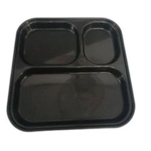 Premium Plastic Mess Tray Plates for Bulk Food Serving Solutions - Product Image 1