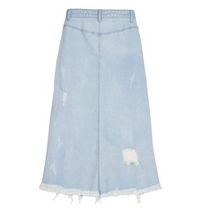 New Style Women's Skirt Women's High-waisted Denim Skirt A-line Skirt - Product Image 5