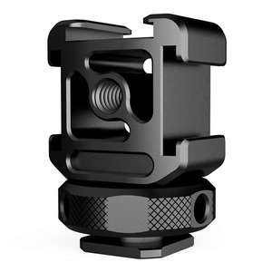 Nouvel adaptateur Ulanzi PT-12 triple griffe froide avec vis 1/4'' pour extension de microphone, lumière d'appoint, moniteur et accessoires d'appareil photo reflex numérique <span class=keywords><strong>2022</strong></span> - Product Image 2