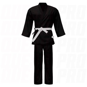 Uniforme de karaté léger pour enfants et adultes, ceinture blanche incluse, entraînement, pratique des arts martiaux, débutants, étudiants avancés - Product Image 1
