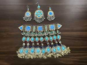 Conjuntos de Joyería Nupcial Afgana de Última Moda para Damas, Diseños Personalizados, Hechos a Mano en Acero Inoxidable, Accesorios de Moda para Fiestas - Product Image 2