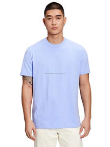 Camiseta de Manga Corta de Algodón Grueso para Hombre, Cuello Redondo, Diseño de Logotipo Personalizado OEM, Talla Grande, Camiseta Informal para Hombre - Product Image 5