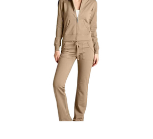 Premium Quality Two Piece Women's Winter Hooded Breathable 2-Piece Tracksuits Set Casual Full-Zip Athletic Sports Jogging - Product Image 2