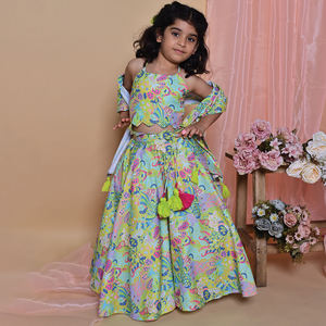 Premium Quality <b>Lehenga</b> for 1 to 5 years Girls <b>Kids</b> <b>Lehenga</b> Choli Set for Grand Indian Weddings & Festivals for Export Price - Product Image 2