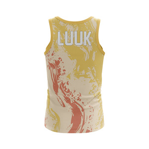 Camiseta Deportiva Personalizada para Hombre, Sublimada, de Secado Rápido, Cuello Redondo, Sin Mangas, con Diseño Personalizado, para Gimnasio - Product Image 2
