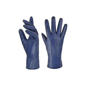 ABRA SPORTS Cashmere Linen Leather Touchscreen <b>Gloves</b> with Needle Detection <b>for</b> <b>Men</b>-Striped Wrist-Length Traveling Use - Product Image 1