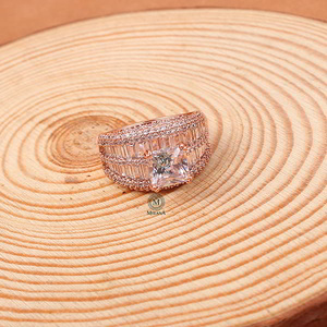 Fine CZ Animal Eternity Band Ring Adjustable Claw Setting Fashion Jewelry - Product Image 4