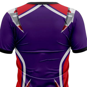Ensemble de maillots de baseball/softball pour hommes, imprimés numériquement sur mesure, col en V, manches courtes, grande taille, tissu respirant antibactérien, personnalisé - Product Image 6