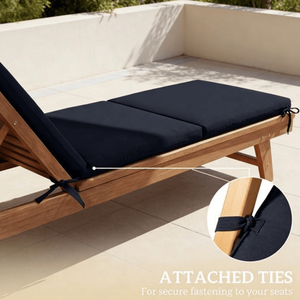 Coussin de chaise longue d'extérieur de qualité supérieure, oreillers et coussins d'extérieur - Product Image 4