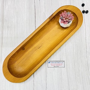 Bandeja de madera para servir con asa, hecha en Vietnam, apta para contacto con alimentos, uso doméstico, certificada como segura para alimentos. - Product Image 2