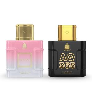 Combo para Parejas Adilqadri Aq 365 y Perfume en Aerosol Lazina 100 ml Cada Uno para Hombre y Mujer Disponible a Precio Accesible - Product Image 4