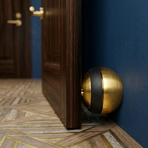 ชุดอุปกรณ์ประตูทองเหลืองโบราณสุดหรู |   ตัวกันกระแทกประตูแบบหนัก, ตะขอ, ตัวล็อคสำหรับเด็ก และอุปกรณ์ประตูบ้านคุณภาพพรีเมียม - Product Image 2