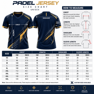 Custom Padel Jersey <b>Men</b> Women Short Summer Quick Dry Breathable Heat-Transfer Printed Shirt Personalized Team Uniform OEM - Product Image 6