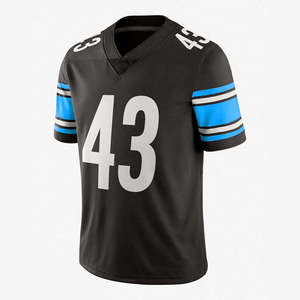 Nouveauté, maillots de football américains légers, 100% polyester, antibactériens, personnalisables, grandes tailles, t-shirts d'été à séchage rapide - Product Image 6