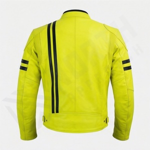Chaqueta de Motociclista de Cuero Genuino para Hombre de la Mejor Calidad, Nueva Colección de Invierno, Chaquetas de Motocicleta con Protecciones Desmontables Personalizadas - Product Image 2