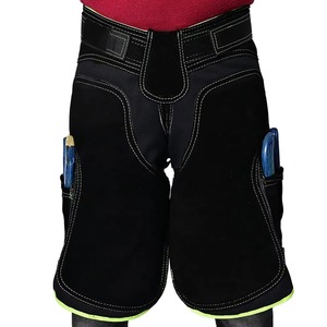 Protège-jambes de fermeur en cuir de haute qualité, réglables, pour le sablage des sabots, équipement de protection professionnel pour fermeurs - Product Image 1