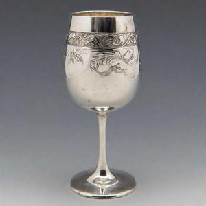 Bold Blossom Sacred Chalice Antique Brass Communion <b>Wine</b> Glass Handcrafted Vintage <b>Goblet</b> for Church and Spiritual Ceremonies - Product Image 6