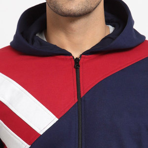 Premium Eco-Friendly Polyester/Cotton Fleece Stonewashed Hoodie Multi-Tone Zipper-Up <b>Jacket</b> Custom Logo Regular Fit Winter - Product Image 4