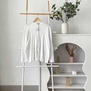เสื้อคาร์ดิแกนถักแบบพื้นฐานสำหรับผู้หญิง - Product Image 2